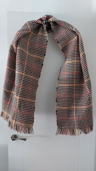 Bufanda grande reversible