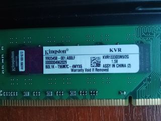 6GB MEMORIA RAM DDR3 - 1333MHZ 3X2GB KINGSTON