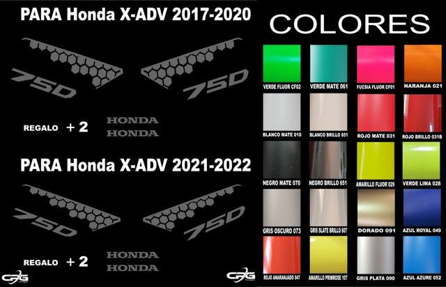 HONDA X-ADV 750 CACHAS PERSONALIZADAS