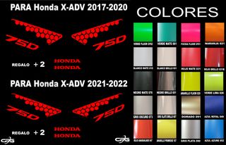 Cachas personalizadas  para honda x-adv 2017-2022