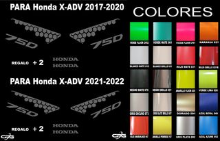 Cachas personalizadas  para honda x-adv 2017-2022