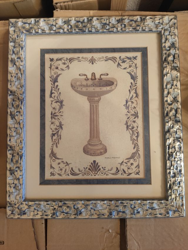 Cuadros Baño enmarcados