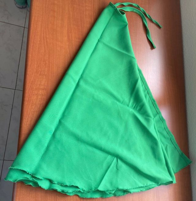 Disfraz de campanilla con vestido y capa