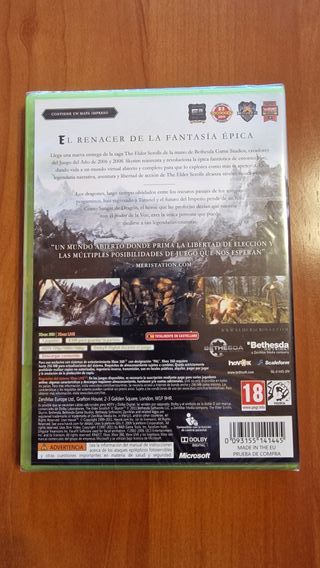 🔴 SKYRIM XBOX 360 PAL ESPAÑA NUEVO PRECINTADO