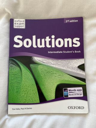 Libro inglés solutions
