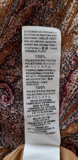 Falda de gasa de Zara