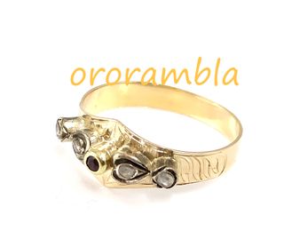 Anillo oro 18k antiguo