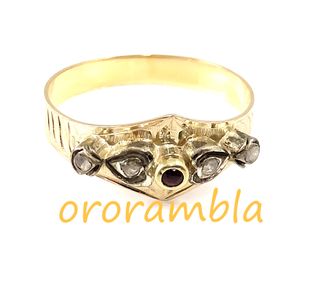 Anillo oro 18k antiguo