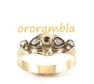 Anillo oro 18k antiguo