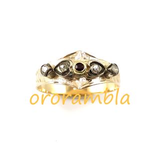 Anillo oro 18k antiguo