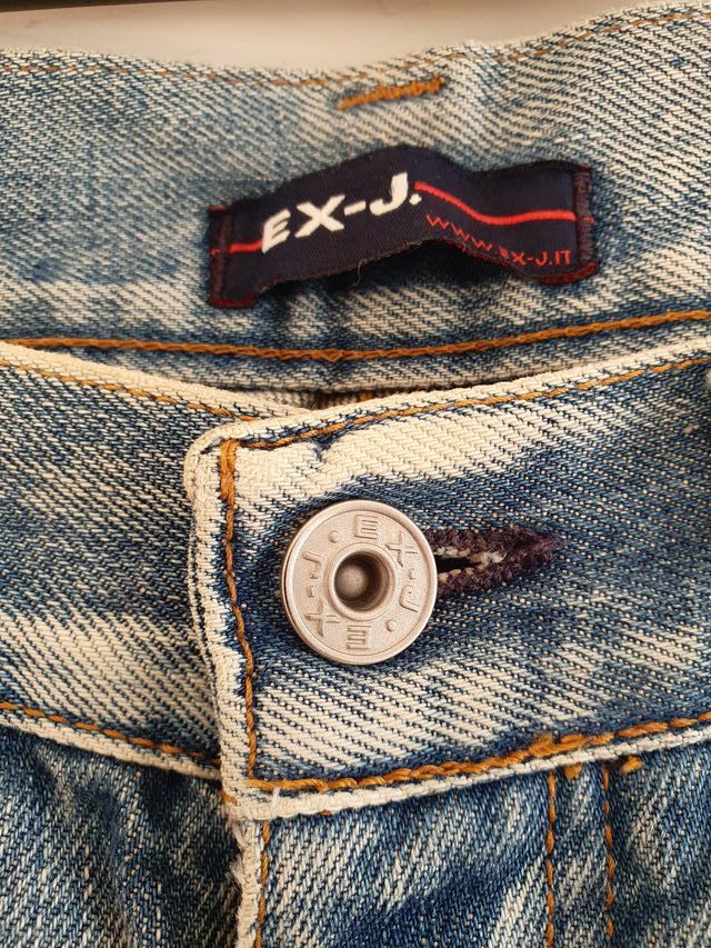 Vaqueros anchos de hip-hop EX-J loose fit