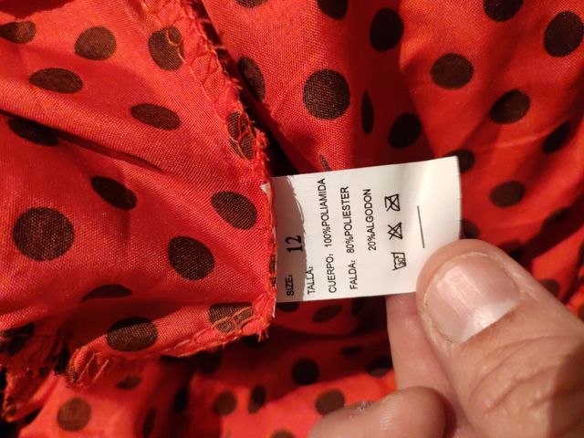 Disfraz / vestido Sevillana / flamenca