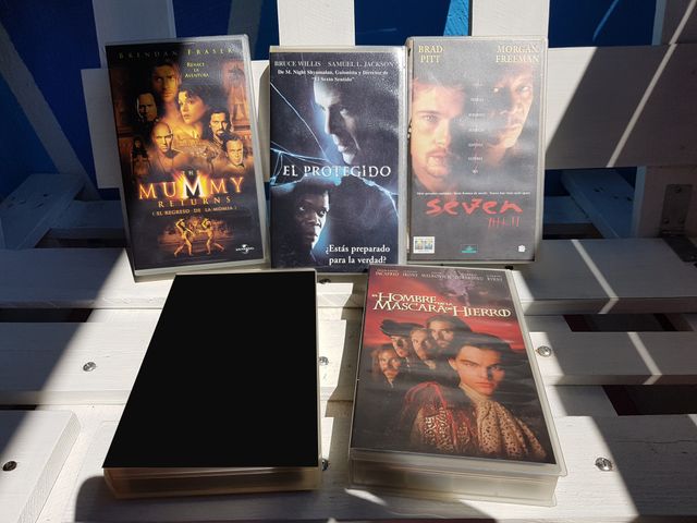 CINTAS VHS PELICULAS GHOST EL PROTEGIDO SEVEN ETC