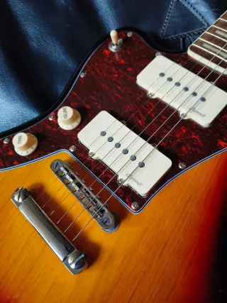 Harley benton ZURDA color marrón ja60cc Jazzmaster