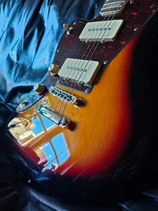 Harley benton ZURDA color marrón ja60cc Jazzmaster