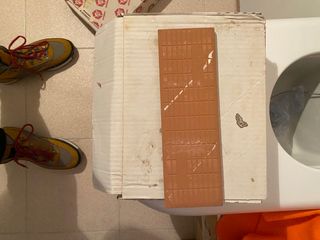 Azulejos de baño blanco y azul