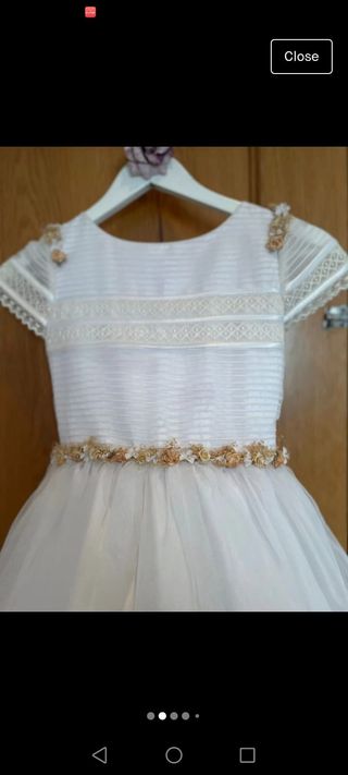 Vestido de comunión. Talla 9 años