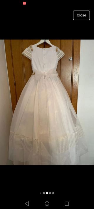 Vestido de comunión. Talla 9 años