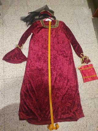 Disfraz medieval de niña
