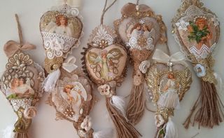 adorno saquito oloroso corazón Martina colección