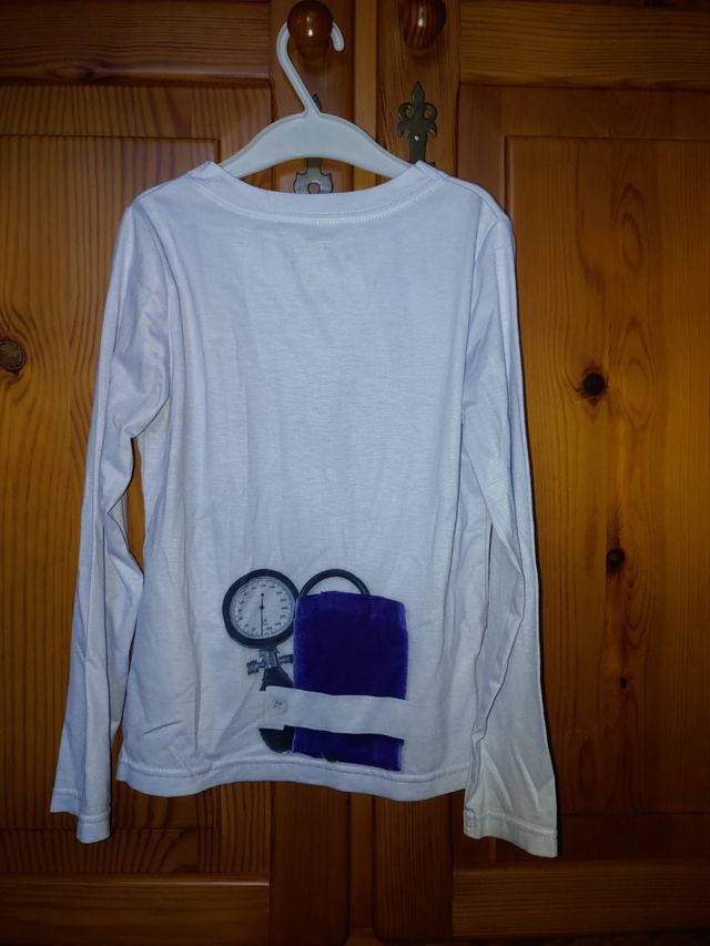 Disfraz camiseta médico