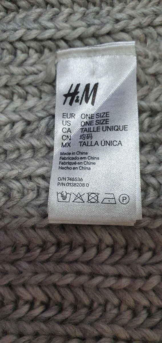 sciarpa/scaldacollo ad anello grigia H&M