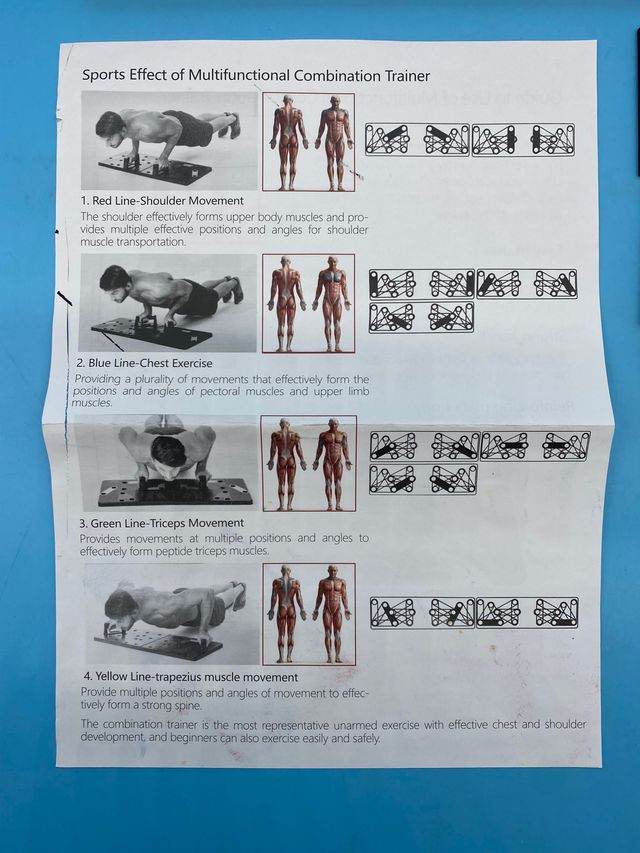 Banco para flexiones Push Up Bar - QR305 - miniatura 4