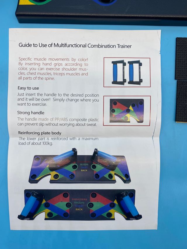 Banco para flexiones Push Up Bar - QR305 - miniatura 3