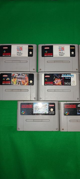 Lote juegos super nintendo