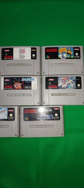 Lote juegos super nintendo