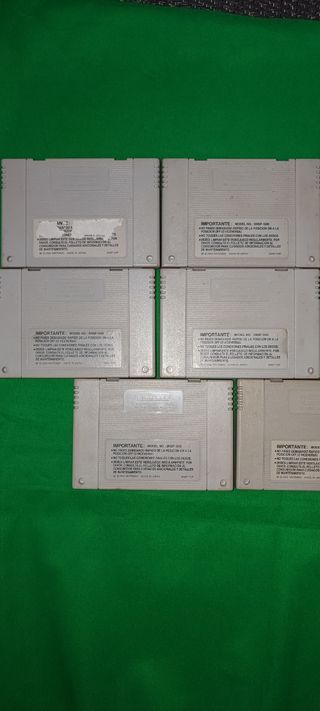 Lote juegos super nintendo
