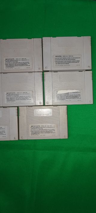 Lote juegos super nintendo