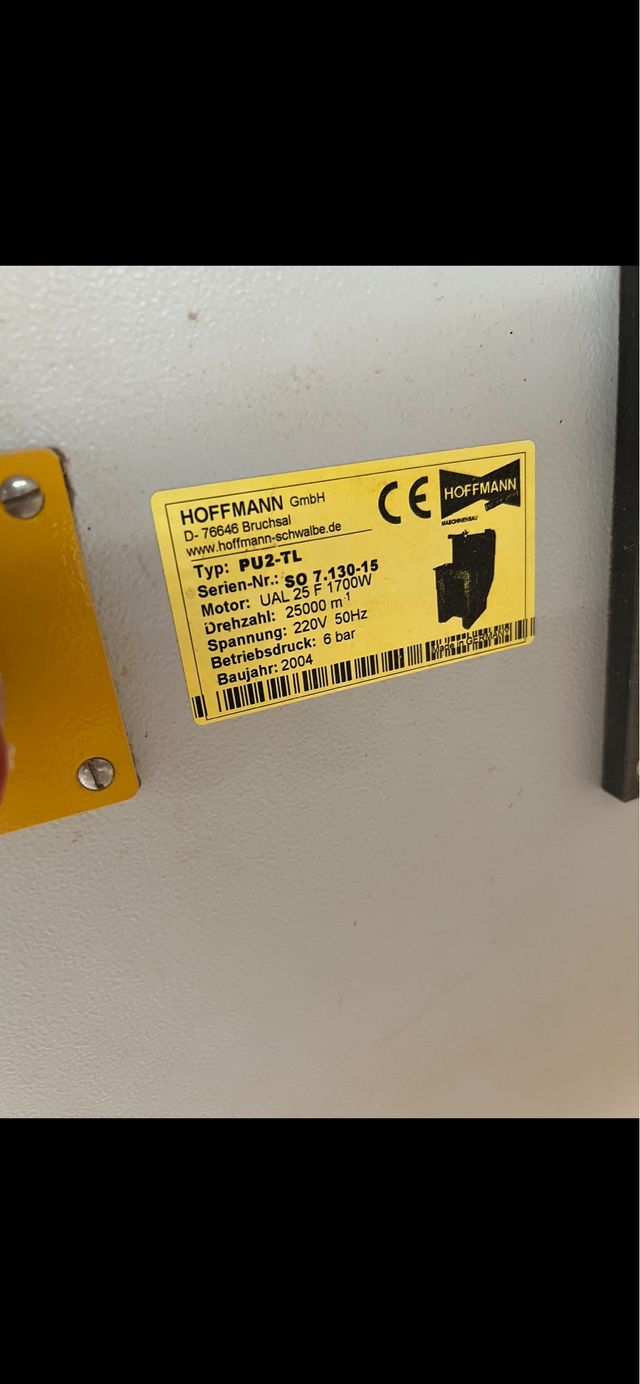 Hoffmann máquina para unión tipo lazos