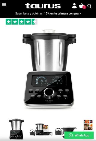 robot de cocina Taurus sin usar