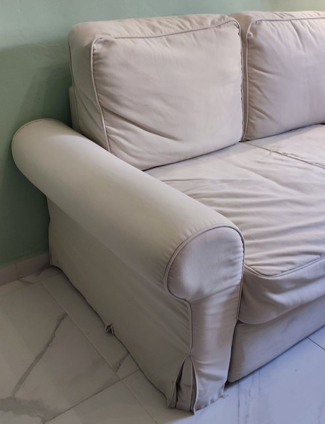 Sofá Cama Beige Ikea
