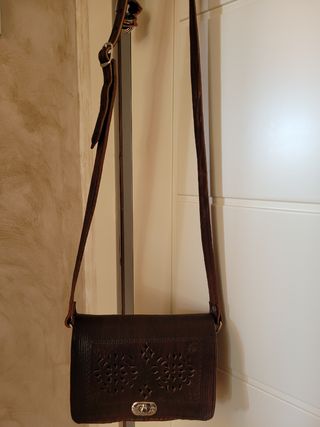 bolso piel/cuero hecho a mano de mujer 