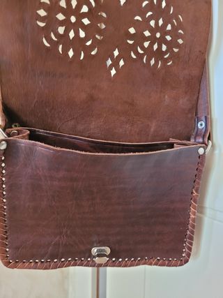 bolso piel/cuero hecho a mano de mujer 