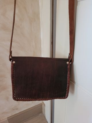 bolso piel/cuero hecho a mano de mujer 