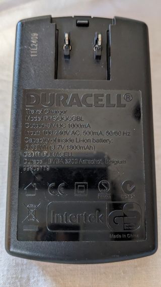 Batería externa USB Duracell