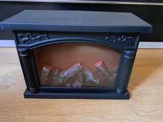 Réplica de chimenea ambiente acogedor