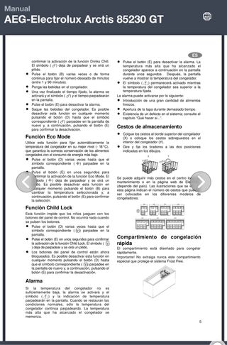 Congelador Arcón Electrolux AEG- A85230GT