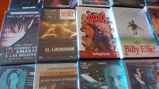 lote 34 DVD película.  algunos sin abrir