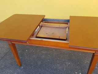 Mesa comedor ext. 150x90 ext a 1,95 madera maciza