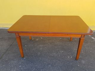 Mesa comedor ext. 150x90 ext a 1,95 madera maciza