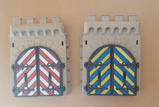 playmobil  puerta castillo