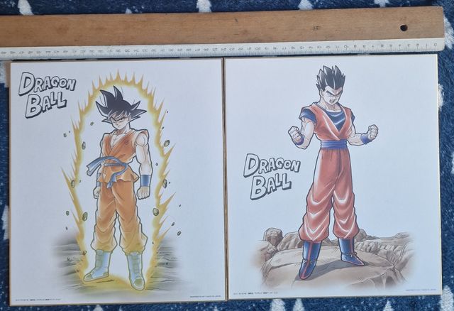 ichiban kuji poster papel dragon ball