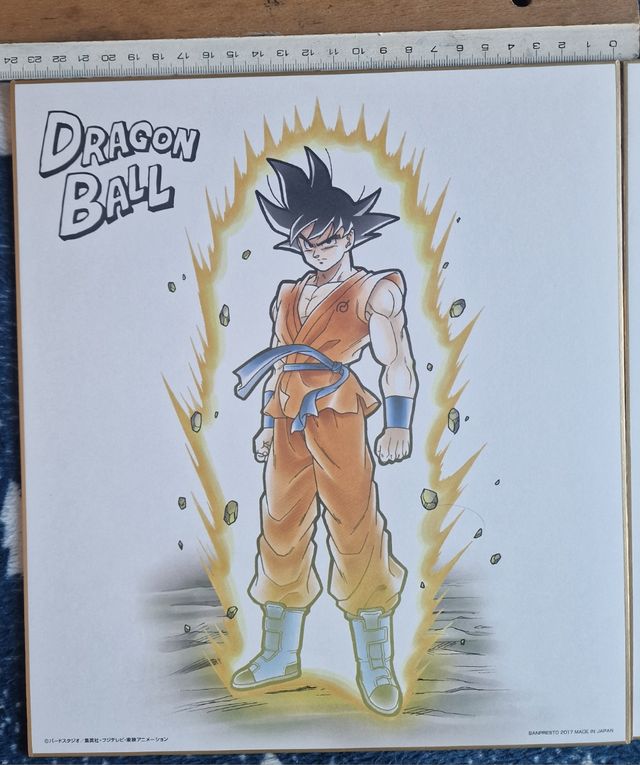 ichiban kuji poster papel dragon ball