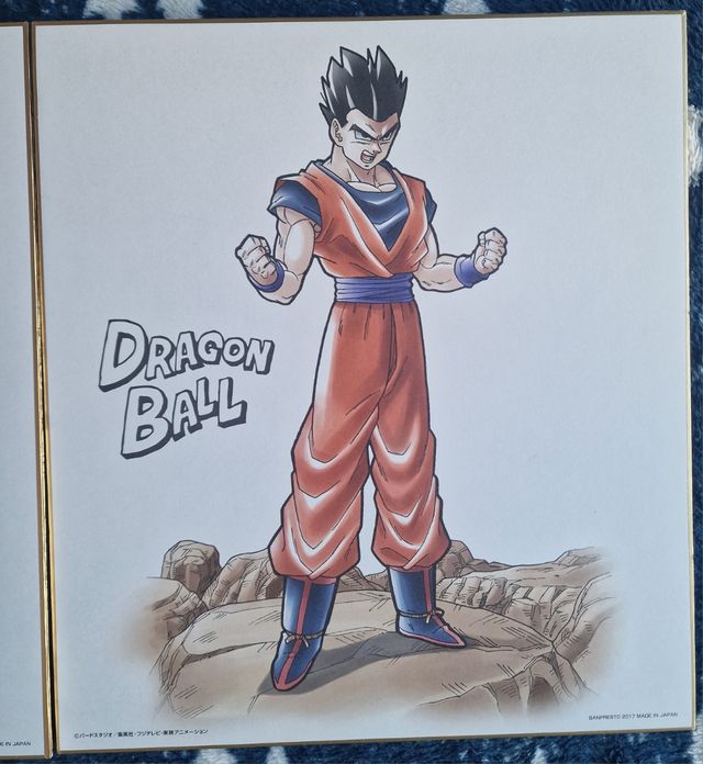 ichiban kuji poster papel dragon ball