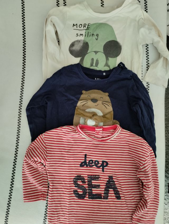 Camisetas 12-18 meses