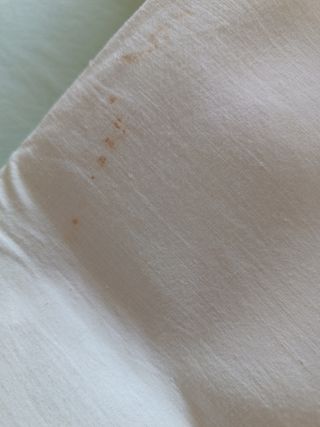 Sabanas de algodón antiguas